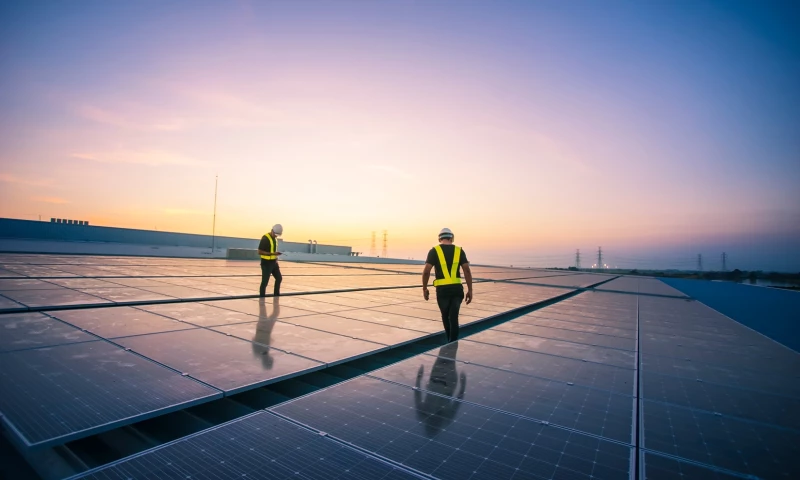 System integration for a solar panel manufacturer