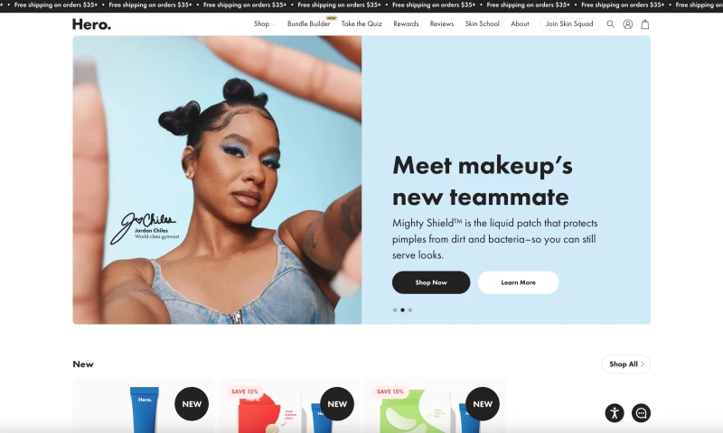 Liquid Lemon - Hero Custom Shopify Storefront