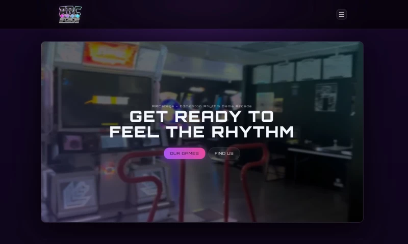 Kealey Design - Rhythm Game Arcade Website