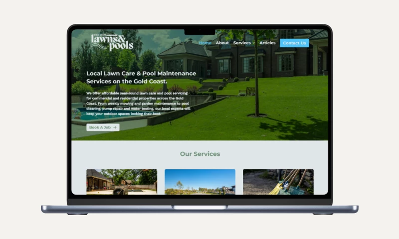 Omera Websites - GC Lawns & Pools We Design
