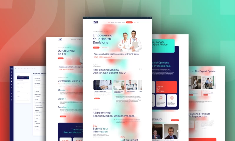 Jungle Creatives - 2MO: Brand, Web & App Launch for Second Medical Opinions