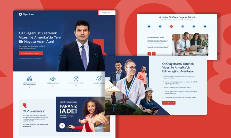 Jungle Creatives - Oguz Law: Landing Page Design & Development