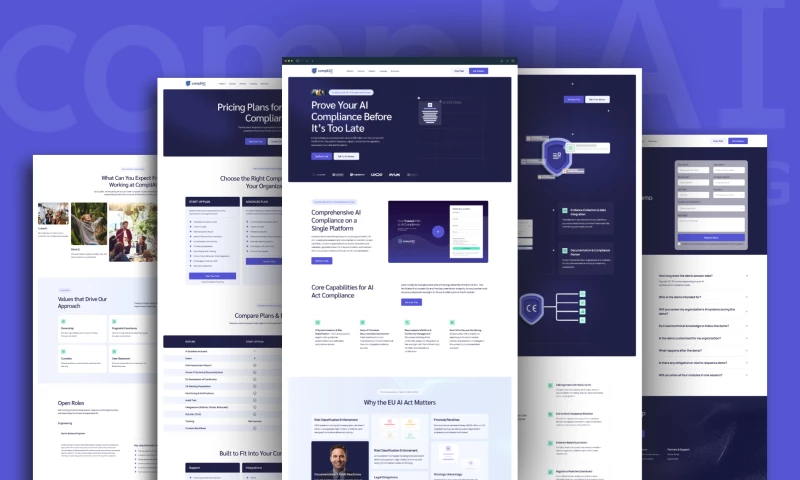 Jungle Creatives - CompliAI: Website Design