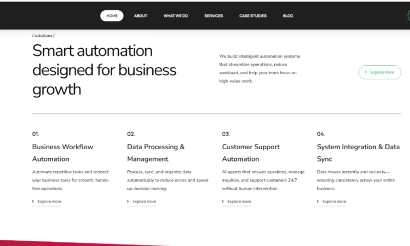 Custom WordPress Website & Lead Management Plugin for Automation Company