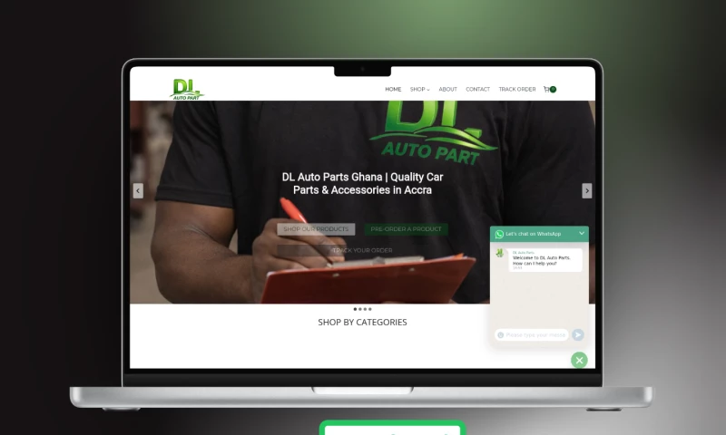 Celestial Web Solutions - DL Auto Parts - Web Development