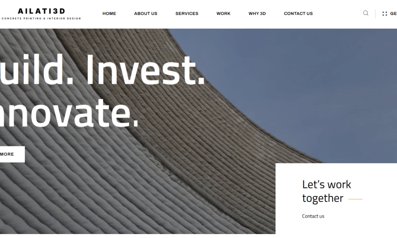 Quantum IT Innovation - Ailati 3D Concrete Printing