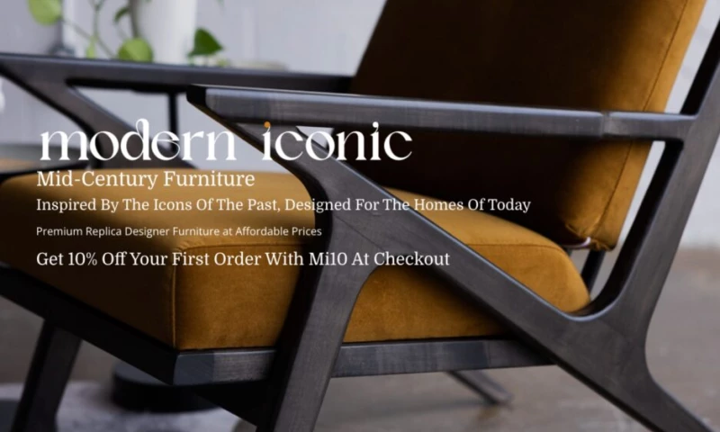SumFactors - eCommerce Website For a Mid-Century Furniture Store
