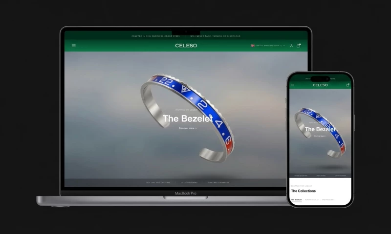 Sabre Digital - Celeso - CVR from 1.7% to 4%+ Through Shopify CRO and Google Ads