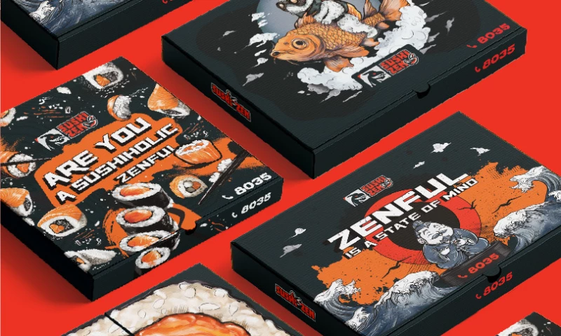 The Point Marketing and Branding Corporation - Sushi Zen | Package Design