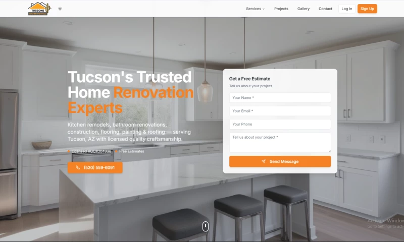 Web-Rift - Contractor Website