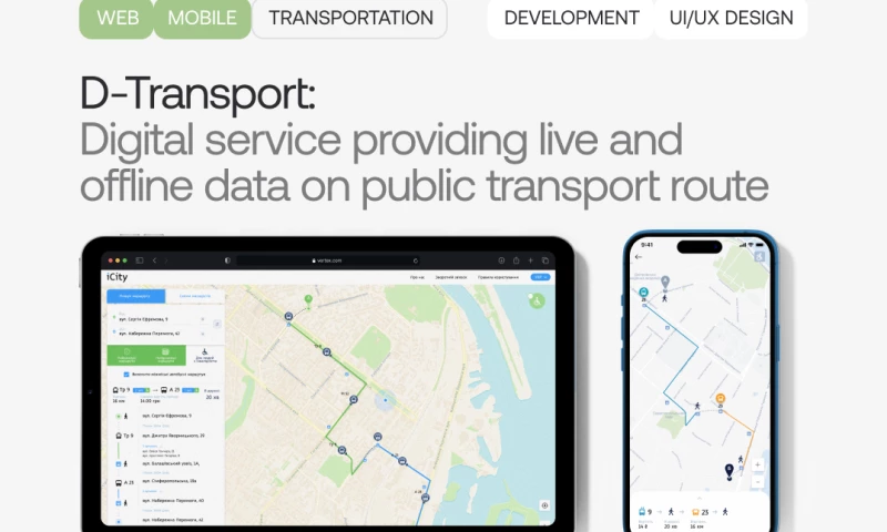 Transport tracking app