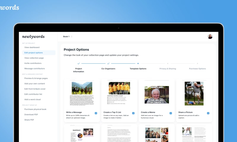 Memory books app development case