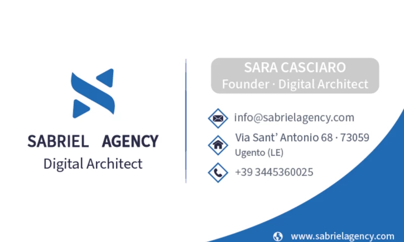 Sabriel Agency - Sabriel Agency - Biglietto da Visita