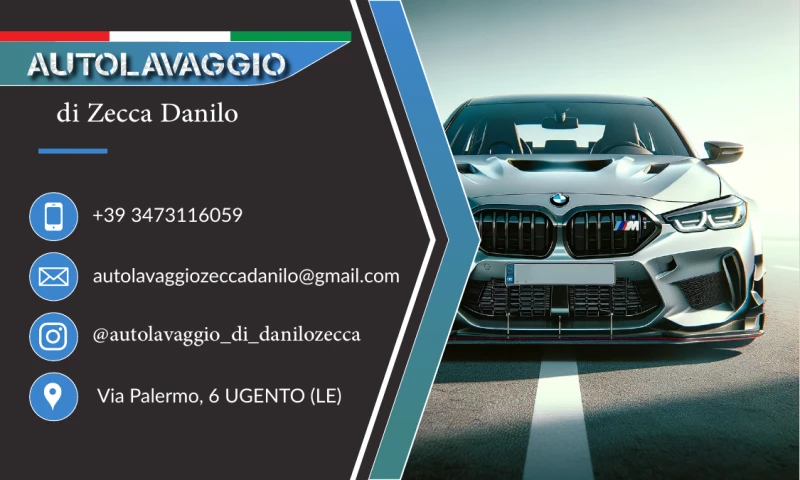 Sabriel Agency - Autolavaggio Zecca Danilo - Biglietto da Visita