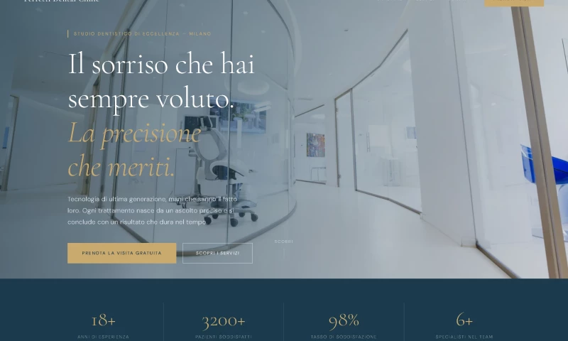 Sabriel Agency - Ferretti Dental Clinic - Sito Web Studio Dentistico