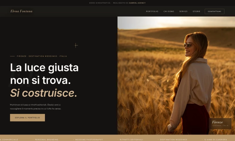 Sabriel Agency - Elena Fontana - Portfolio Fotografa