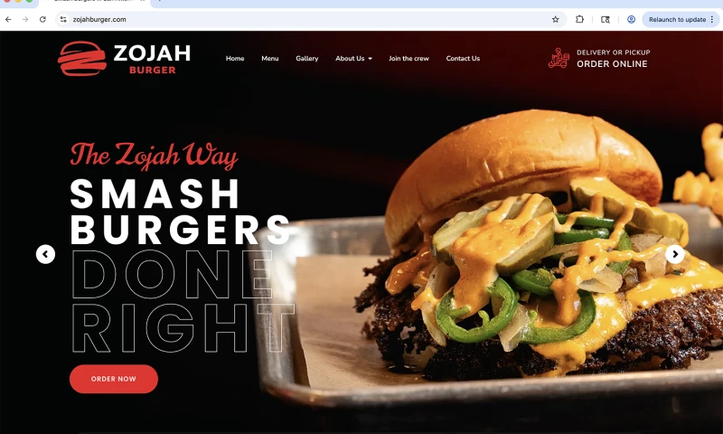 Website, and Digital Presence for a New Restaurant