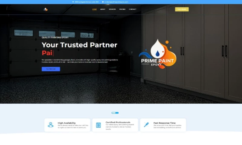 Techford Solutions - Painting Website Development
