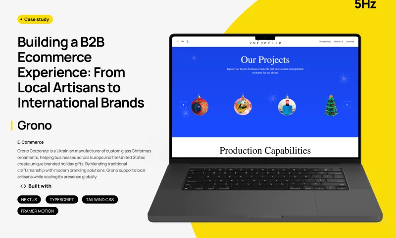 5Hz Development Agency - Building a B2B Ecommerce Experience