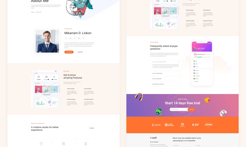 UPQODE - Isoft - SaaS, Software & Startup WordPress