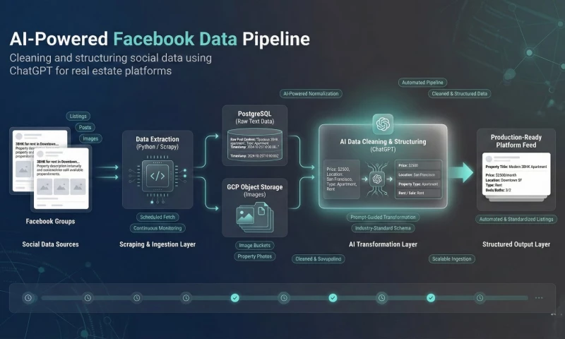 Facebook Data Pipeline using ChatGPT