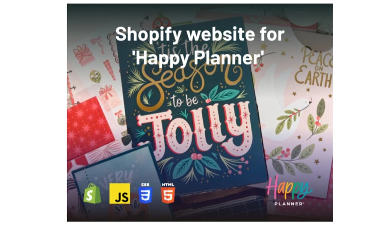 SynapseIndia Outsourcing - Shopify Website for Happy Planner in USA