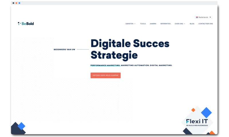 Flexi - Website for the Digital Marketing Company