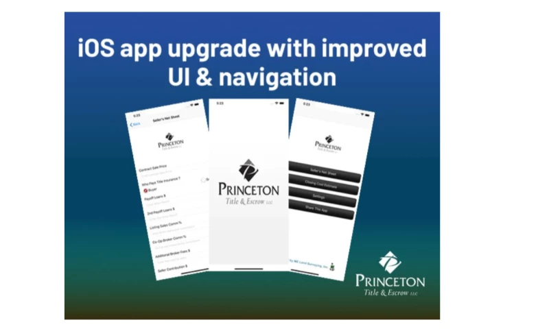 SynapseIndia Outsourcing - iOS mobile app for Princeton Title & Escrow LLC in USA