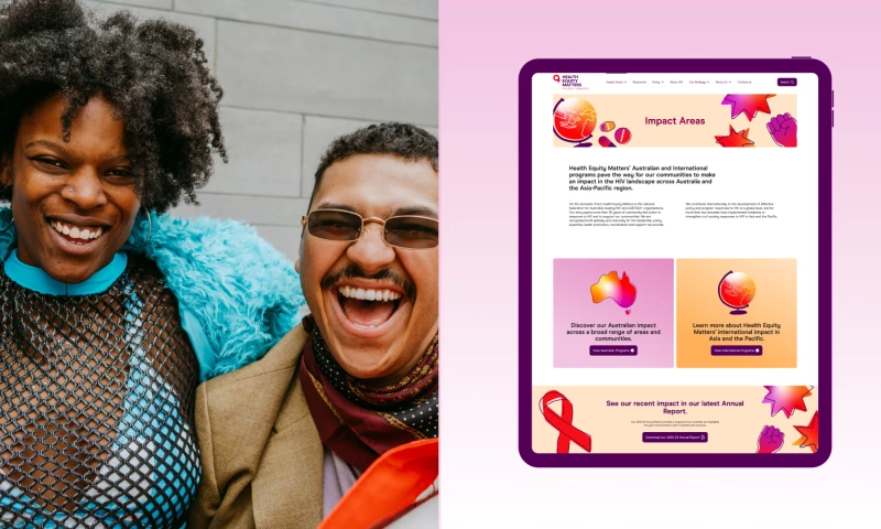 Your Creative Agency - Health Equity Matters Website