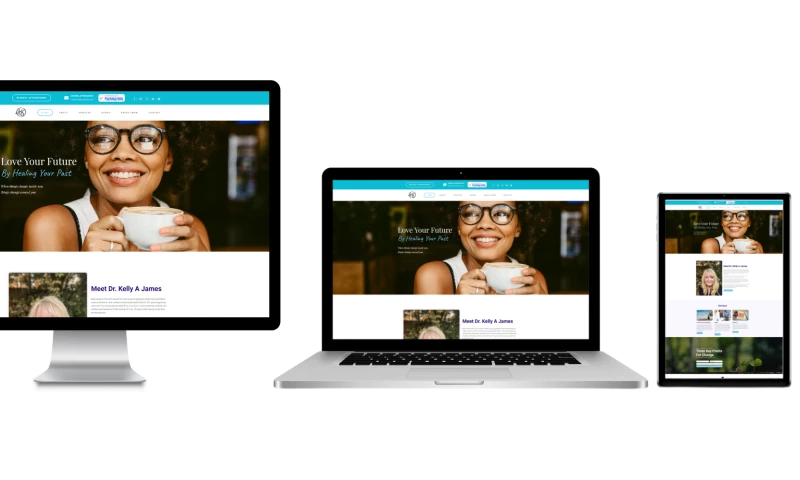 Dr Kelly James Website & Logo Design