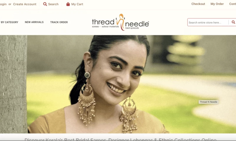 Orange Dice Solutions - Ecommerce website developed for Thread N Needle