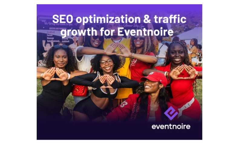 SynapseIndia Outsourcing - SEO optimization for Eventnoire in USA