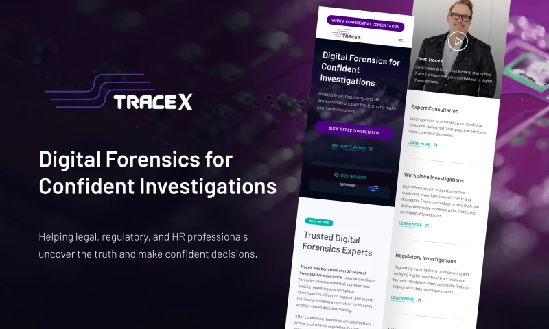 A Professional Website for Legal & Forensics Services