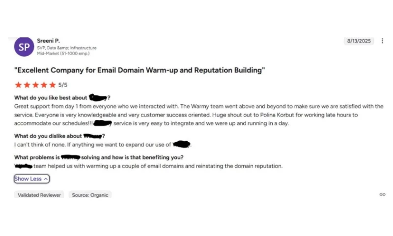 B2B review generation