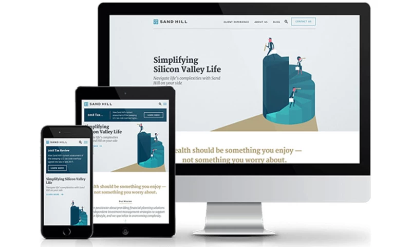 Clear Digital - Sand Hill Website Redesign