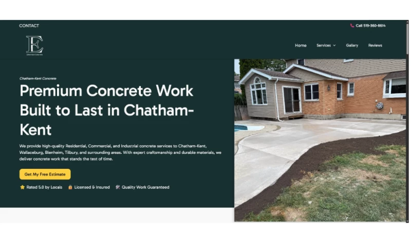 Kealey Design - Concrete Brand & Website Launch