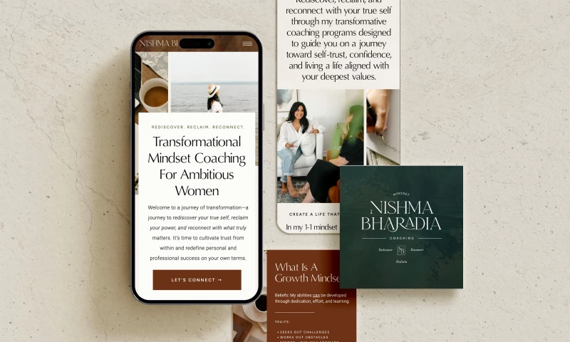 Vividly Made - Brand & Website Design for Coach