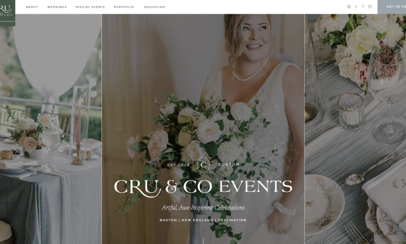 Vividly Made - Website Design for Wedding Planner
