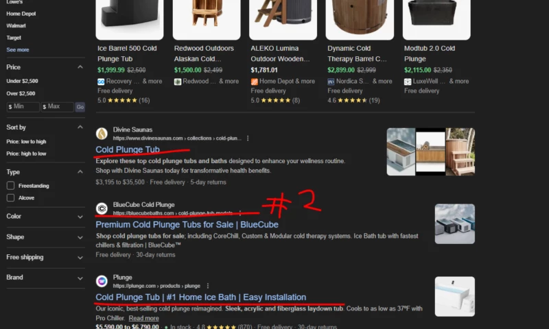 eCommerce SEO - Ranked on Top of the SERP