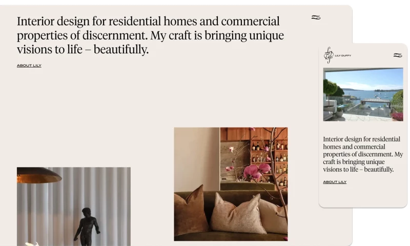 Lily Duffy | Interior Design Portfolio Website