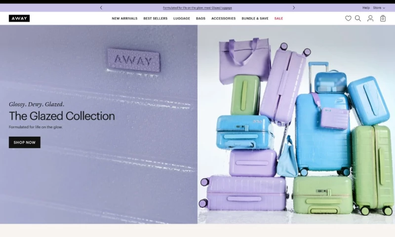 Liquid Lemon - Away Custom Shopify Storefront