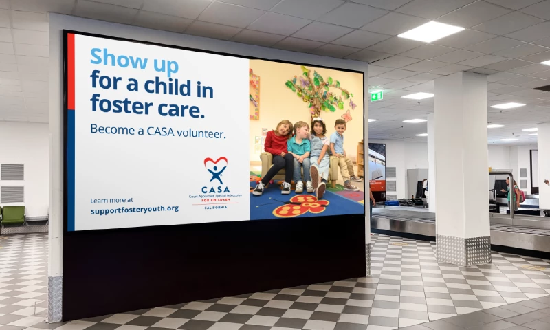 California CASA "Show Up Campaign - Give a Child Hope for Tomorrow