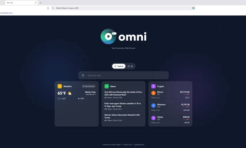 Omni Browser Custom Brave-Based Browser Development