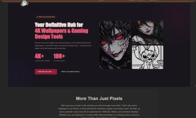 DevGurux - ghostern the free wallpaper and text tool site