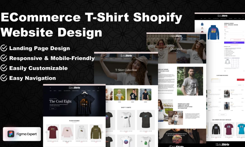 Sketch Tshirts | Shopify Web Design