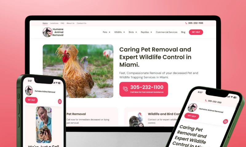 Branded Pixel - Animal Control Web Design & Development