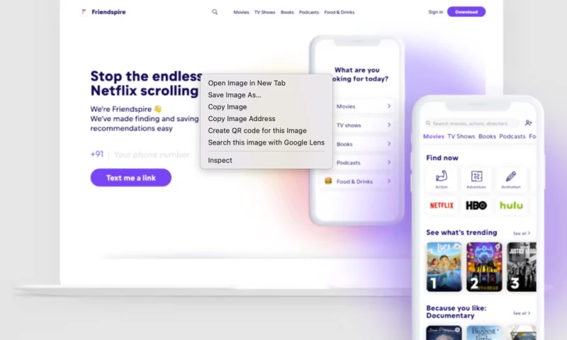 Friendspire | Entertainment Recommendation Solution