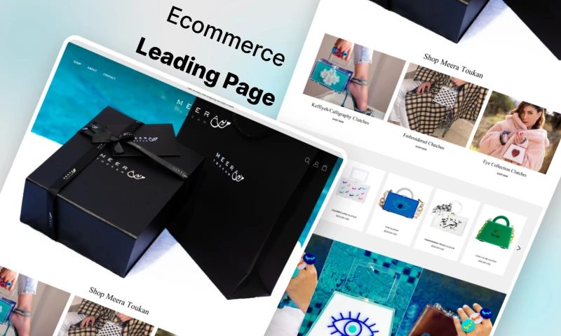 eWebWorld - Meera Toukan | Landing Page Design