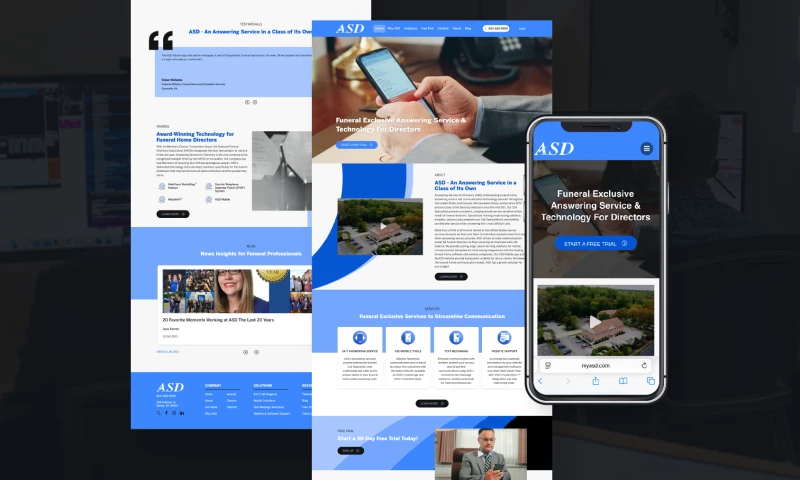 New Answering Service Website