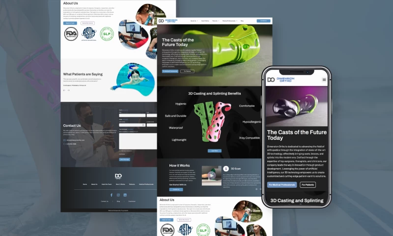 Website for a Medical Startup